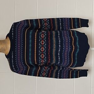 Vintage Urban Pipeline Snowboard Wool Blend Crewneck Nordic Sweater Medium